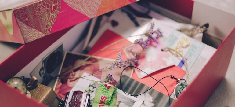 Assorted Pictures Inside Box