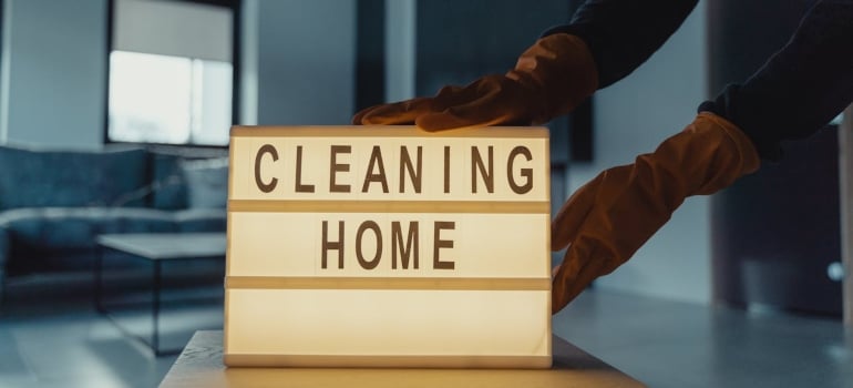 a person touching a light box