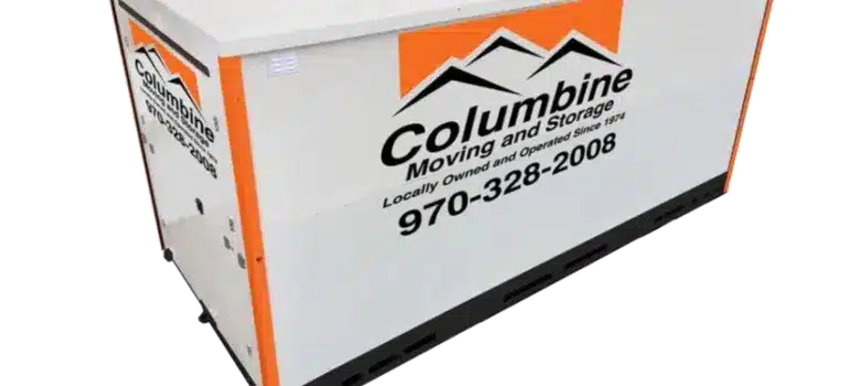 Columbine Moving & Storage portable container